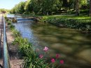 Passererelle pour entrer dans le parc